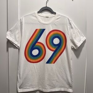 Paul Smith 69 Colorful White Tee Size M Like New